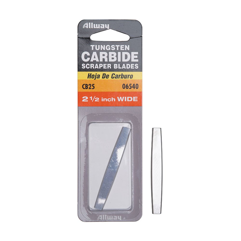 ALLWAY 2-1/2” CARBIDE BLADE–CARDED - 1 BLADE